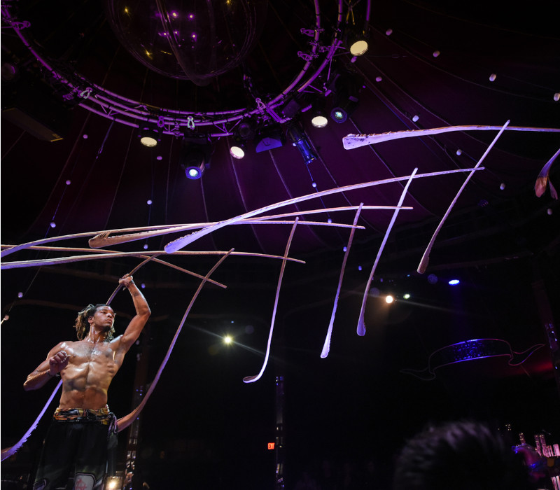 Las Vegas circus performer