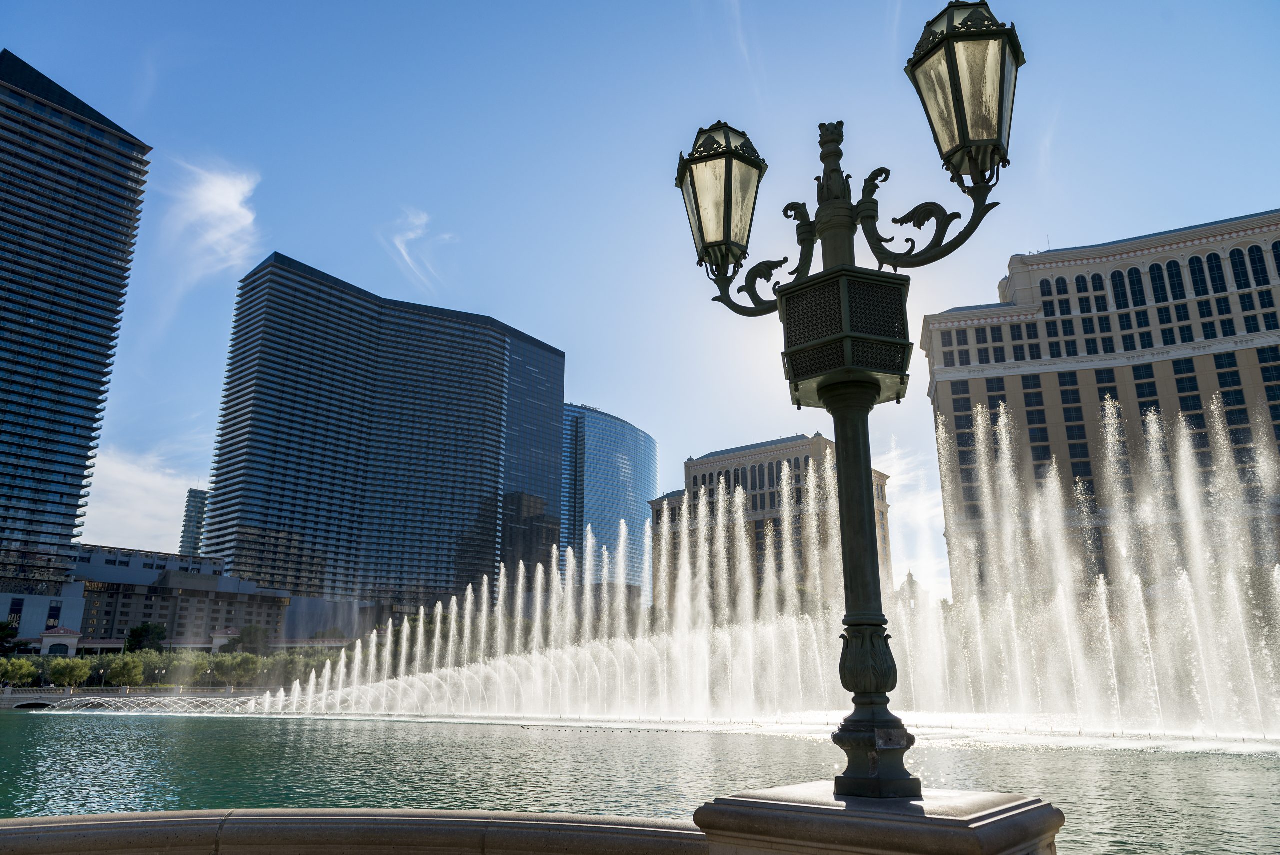 Fountain show at Bellagio Las Vegas