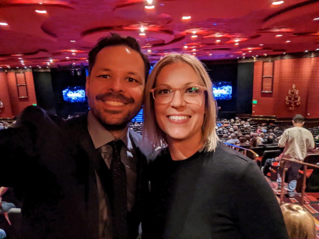 Michael & Jessica Pellegrini at the Mirage Theatre for "Limitles" by Shin Lim