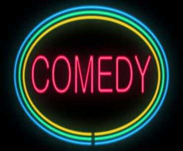 Comedy neon sign
