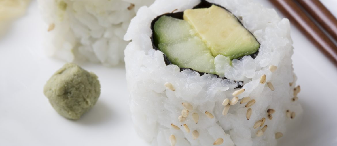 Vegan sushi roll